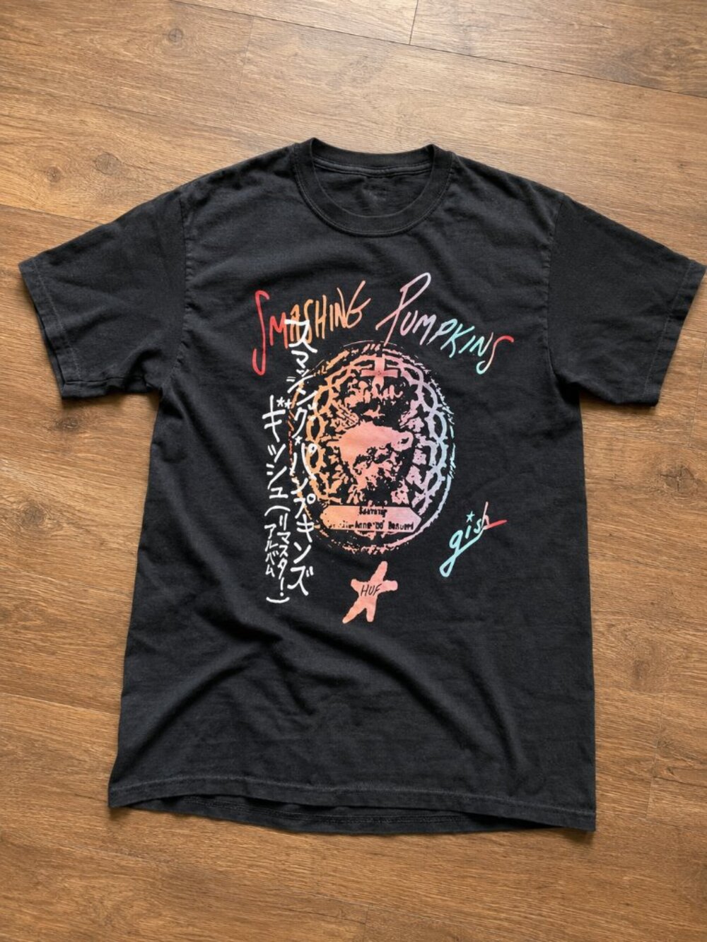 SMASHING PUMPKINS X HUF GISH Concert Album SHIRT tour merch